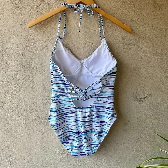 NWOT La Blanca Tidal One Piece Swimsuit size 6 - Picture 6 of 9